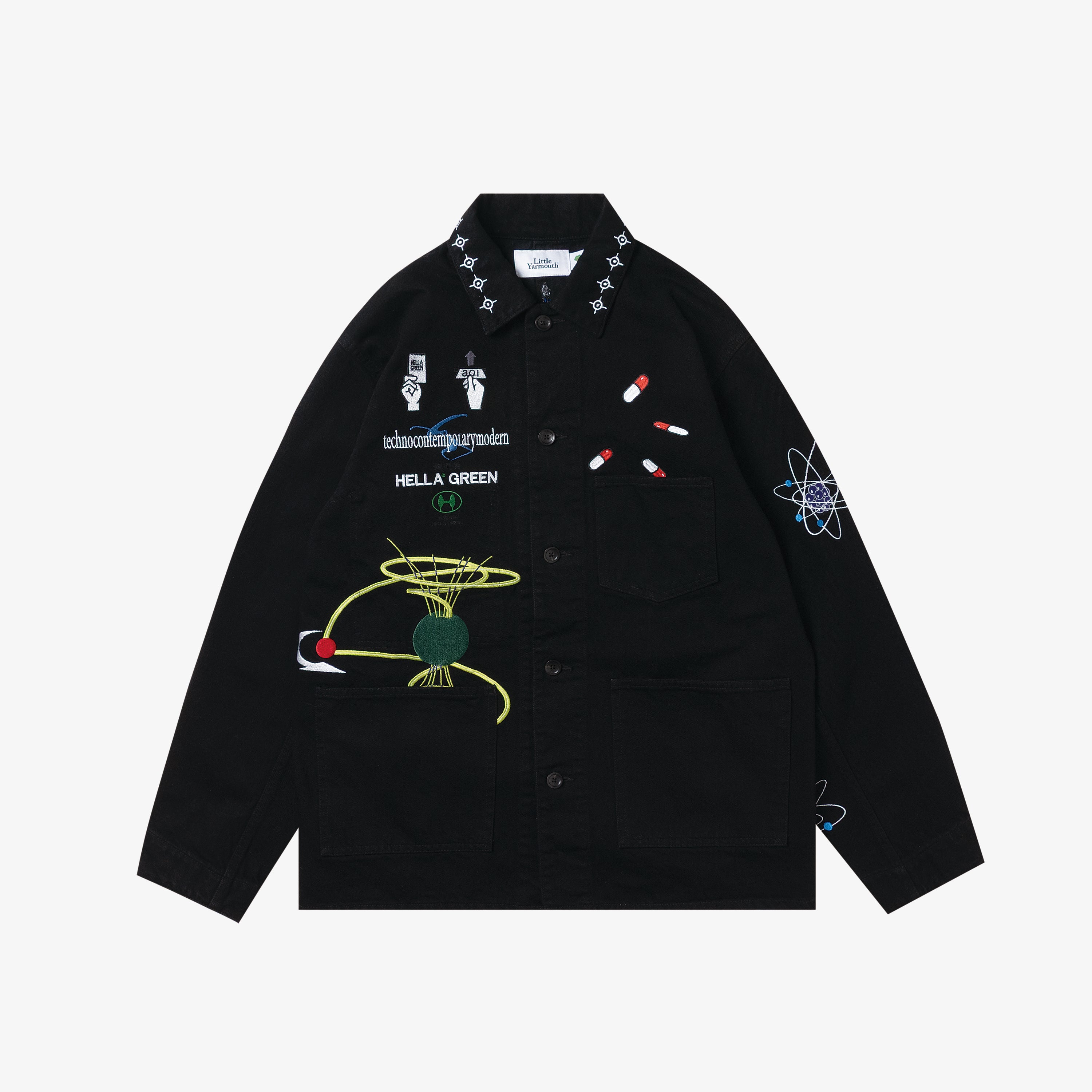 AOI Embroidery Coverall Jacket Ex
