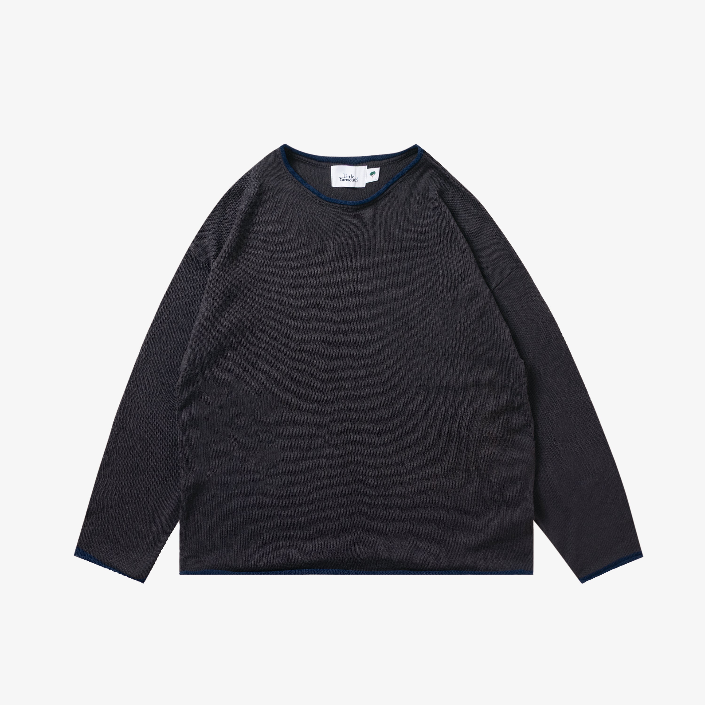 Roll Edge Knit Sweater