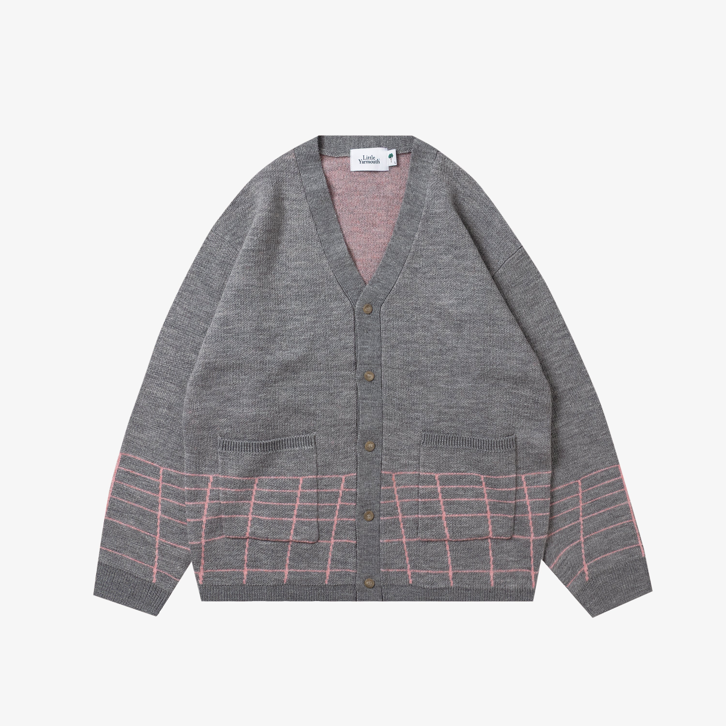 Grid Knit Cardigan