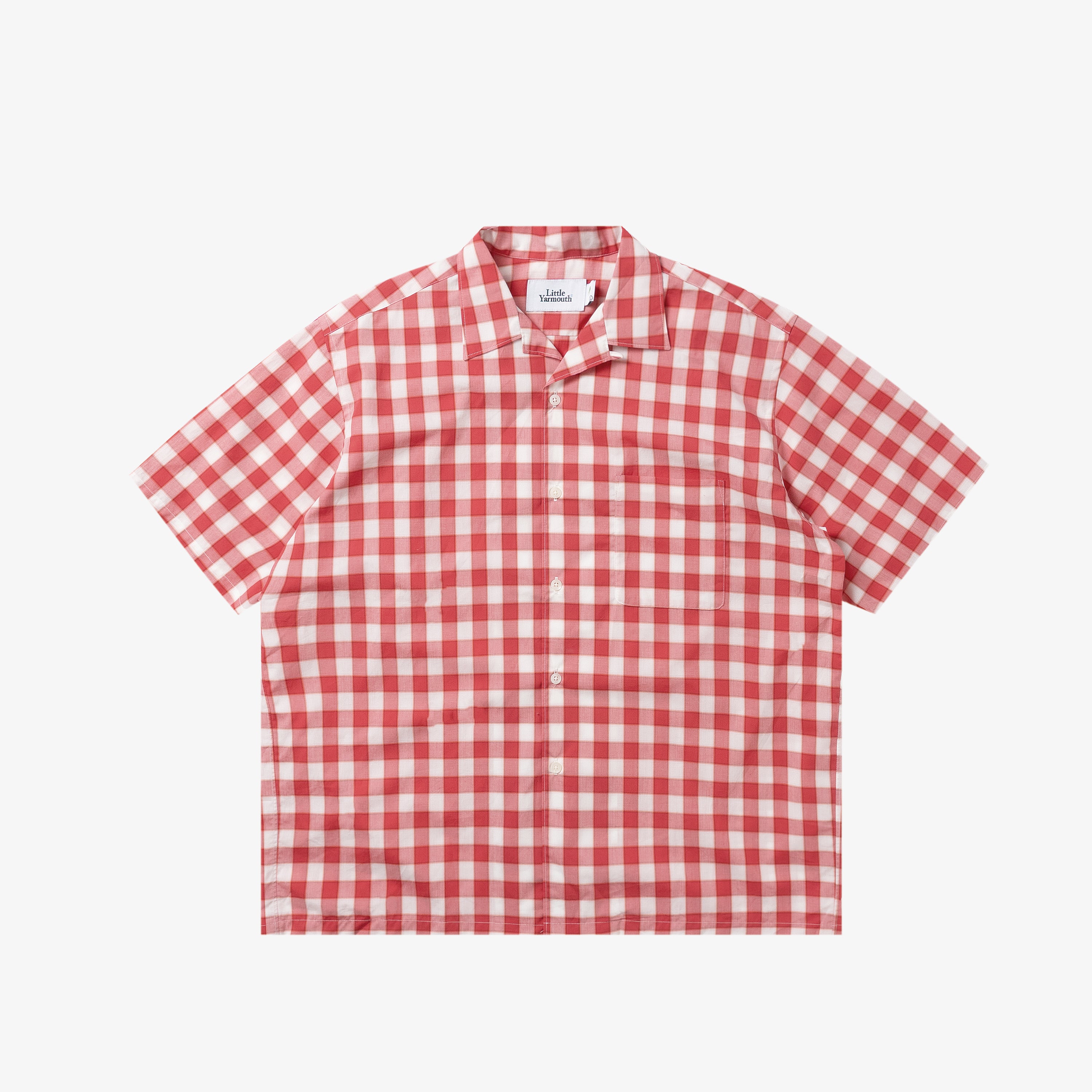 Lover’s Check Open Collar Shirt