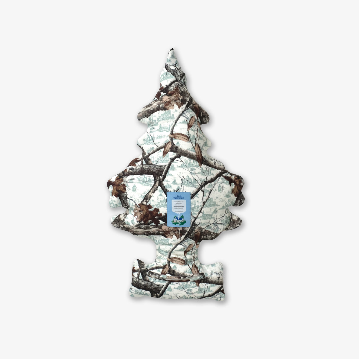 Little Yarmouth Cheese Camo Tree Cushion — back
