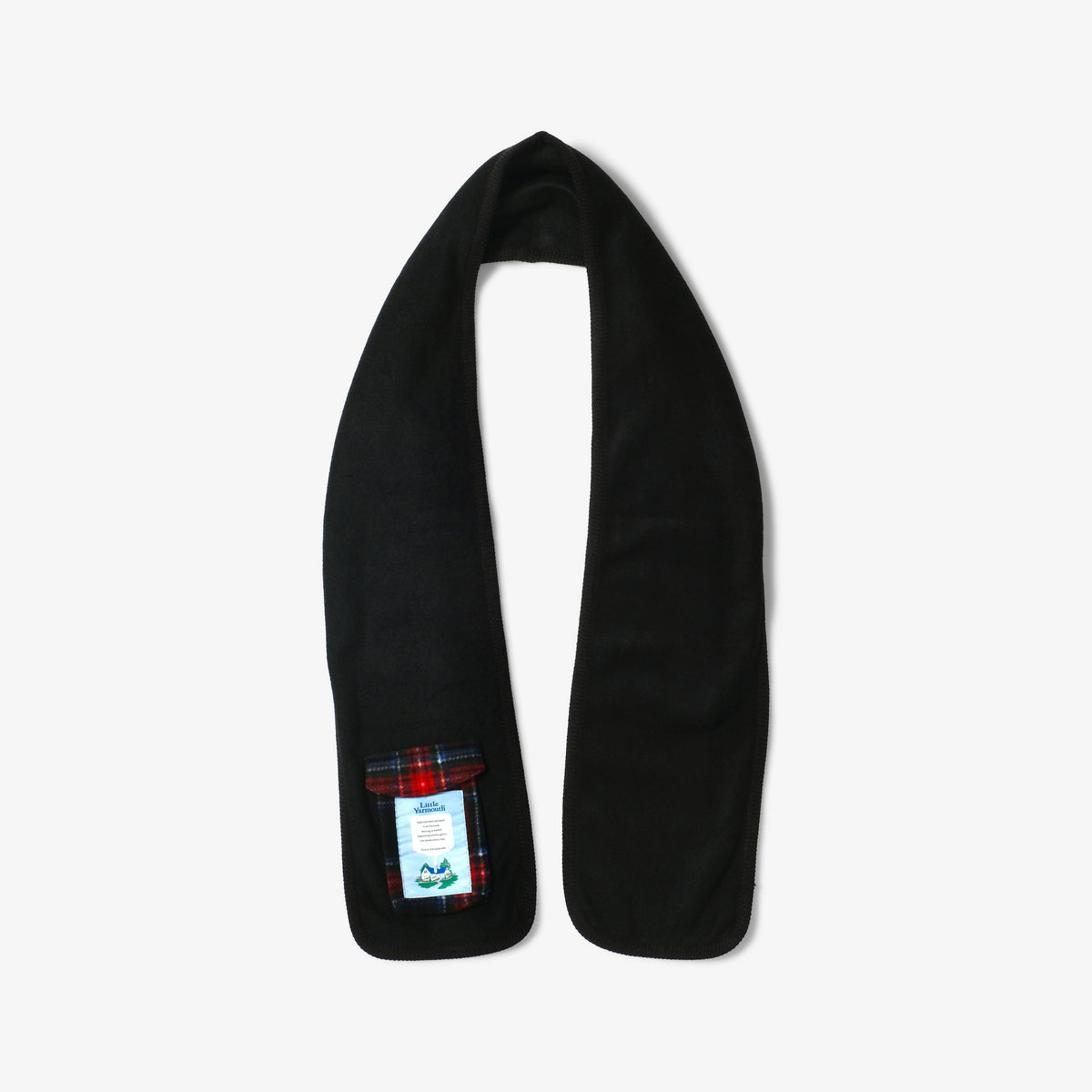 Little Yarmouth Stroll Boa Muffler — BLACK — Front