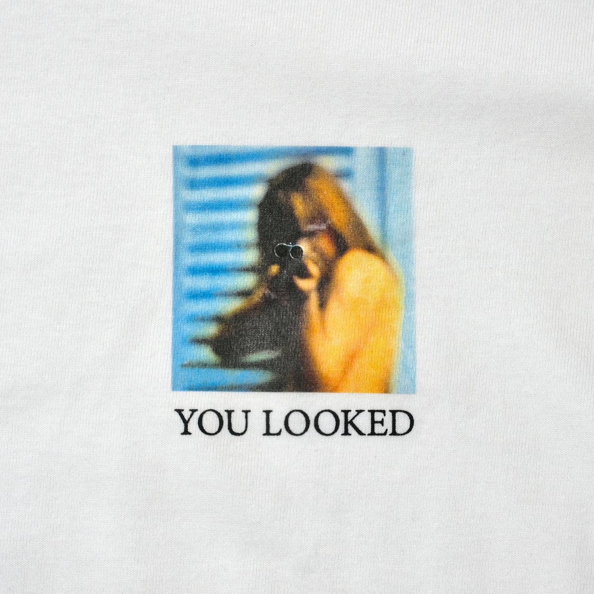 Little Yarmouth Locked T-Shirt — WHITE, graphic detail
