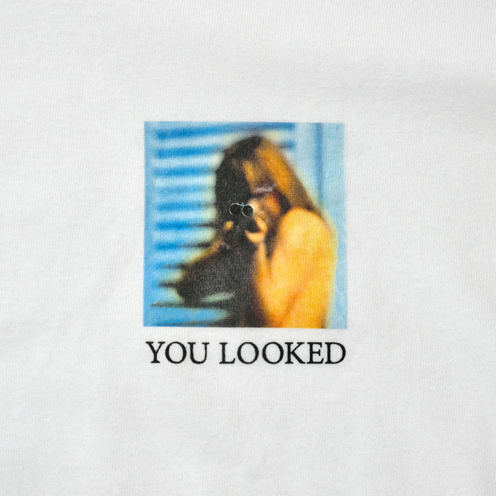 Little Yarmouth Locked T-Shirt — WHITE, graphic detail
