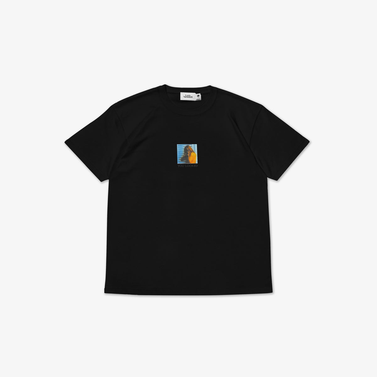Little Yarmouth Locked T-Shirt — BLACK, front