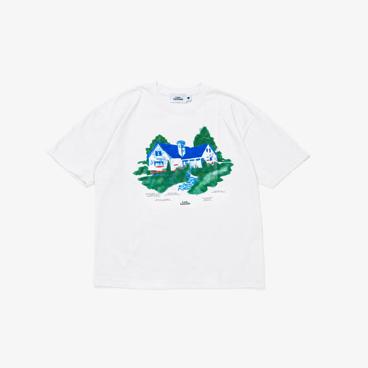 Little Yarmouth Greener Paint T-Shirt — WHITE, front