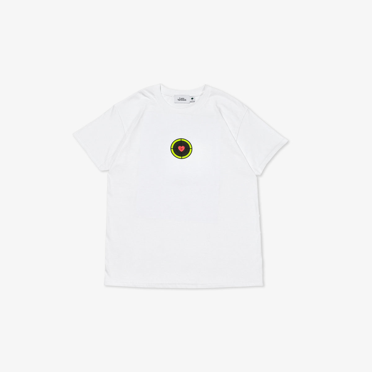 Little Yarmouth Steals Heart T-Shirt — WHITE, front