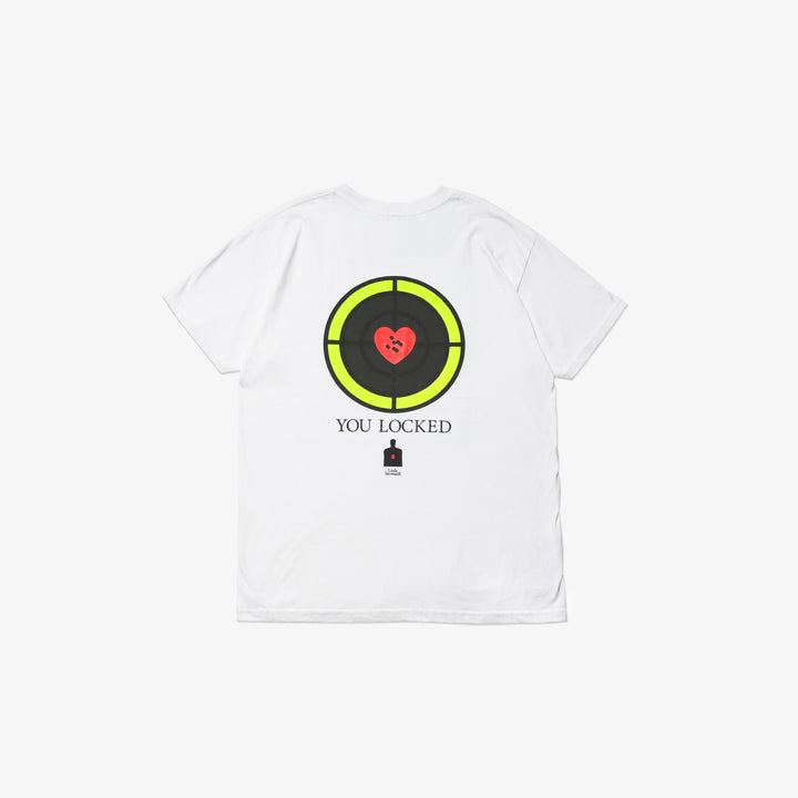 Little Yarmouth Steals Heart T-Shirt — WHITE, back